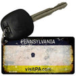 Pennsylvania Rusty Blank Key Chain KC-8155