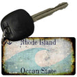 Rhode Island Rusty Blank Key Chain KC-8156