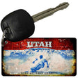 Utah Rusty Blank Key Chain KC-8161