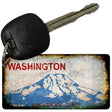 Washington Rusty Blank Key Chain KC-8164