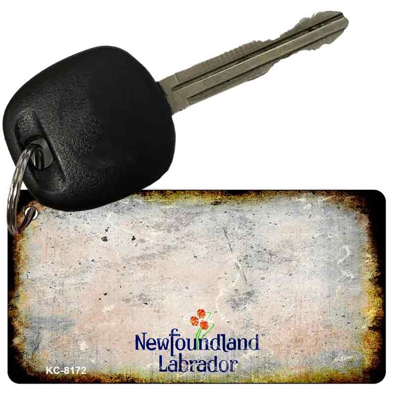 New Foundland Rusty Blank Key Chain KC-8172