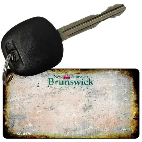 New Brunswick Rusty Blank Key Chain KC-8179