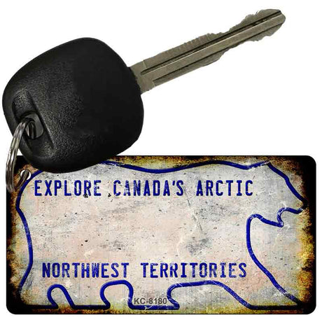 Northwest Territory Rusty Blank Key Chain KC-8180