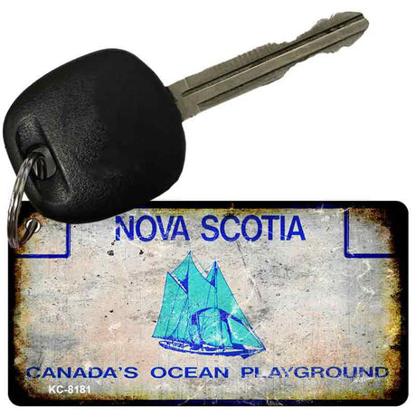 Nova Scotia Rusty Blank Key Chain KC-8181