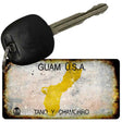 Guam Rusty Blank Key Chain KC-8187