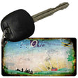 Ohio Rusty Blank Key Chain KC-8193