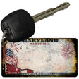 Maryland Rusty Blank Key Chain KC-8195