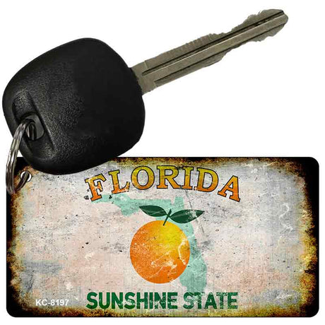 Florida Rusty Blank Key Chain KC-8197