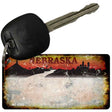 Nebraska Rusty Blank Key Chain KC-8202