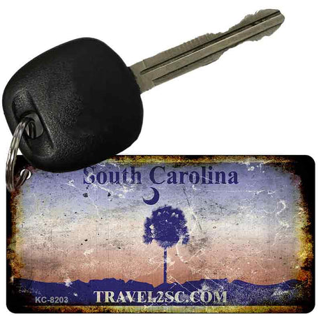 South Carolina Rusty Blank Key Chain KC-8203