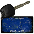 Michigan Rusty Blank Key Chain KC-8207