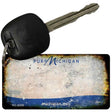 Michigan Rusty Blank Key Chain KC-8209