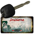 Louisiana Rusty Blank Key Chain KC-8210