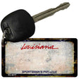 Louisiana Rusty Blank Key Chain KC-8211