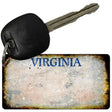 Virginia Rusty Blank Key Chain KC-8215