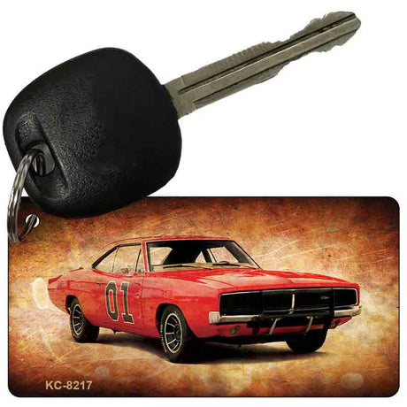 General Lee Vintage Novelty Aluminum Key Chain KC-8217