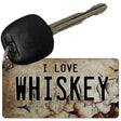 I Love Whiskey Novelty Aluminum Key Chain KC-8223