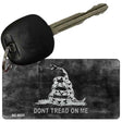 Dont Tread On Me Black Novelty Aluminum Key Chain KC-8225