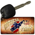 Southern Pride West Virginia Novelty Aluminum Key Chain KC-8234