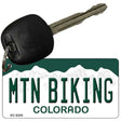 Mtn Biking Colorado Metal Novelty Aluminum Key Chain KC-8245