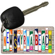 New Smyrna Beach Plate Art Novelty Metal Key Chain