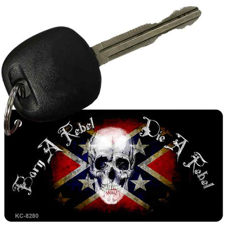 Born Die Rebel Novelty Aluminum Key Chain KC-8280