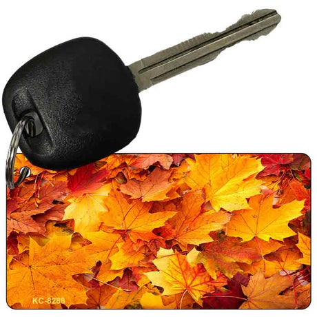 Fall Leaves Novelty Aluminum Key Chain KC-8288