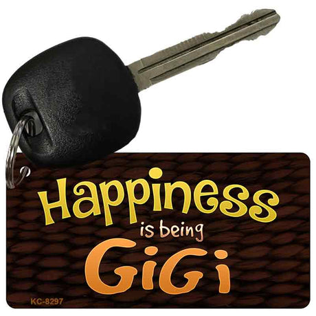 Happiness Is Being Gigi Novelty Aluminum Key Chain KC-8297