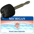 Michigan Novelty Metal Key Chain KC-8298