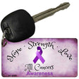 All Cancer Awareness Novelty Metal Key Chain KC-8300