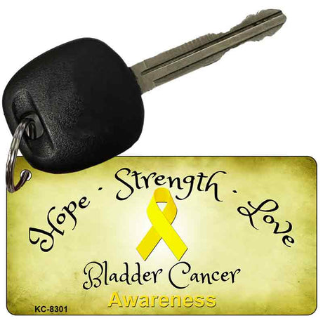 Bladder Cancer Novelty Metal Key Chain KC-8301