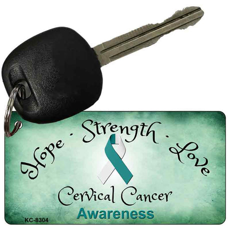 Cervical Cancer Novelty Metal Key Chain KC-8304