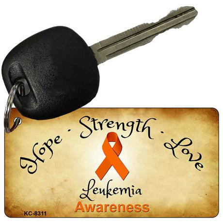 Leukemia Cancer Novelty Metal Key Chain KC-8311