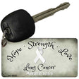 Lung Cancer Novelty Metal Key Chain KC-8313