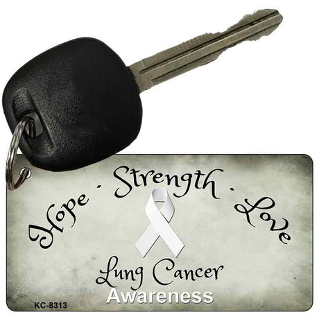 Lung Cancer Novelty Metal Key Chain KC-8313