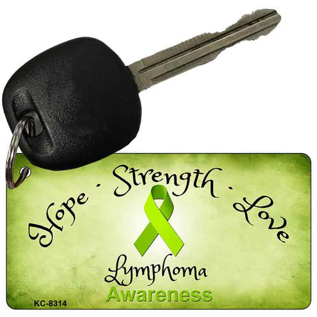 Lymphoma Cancer Novelty Metal Key Chain KC-8314