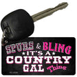 Spurs And Bling Novelty Metal Key Chain KC-8330