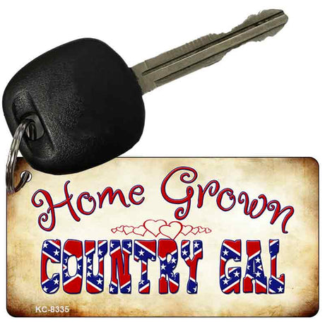 Home Grown  Gal Novelty Metal Key Chain KC-8335