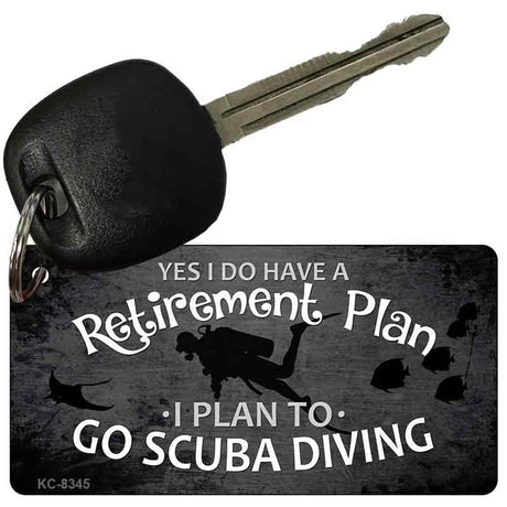 Retirement Plan Novelty Metal Key Chain KC-8345