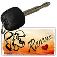 Rescue Dog Novelty Metal Key Chain KC-8356