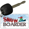 Snow Boarder Novelty Metal Key Chain KC-8367