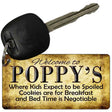 Welcome To Poppy's Novelty Metal Key Chain KC-8371