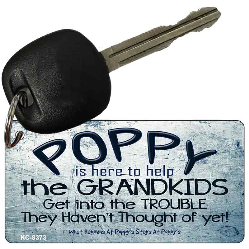 Poppy Is Here To Help Novelty Metal Key Chain KC-8373