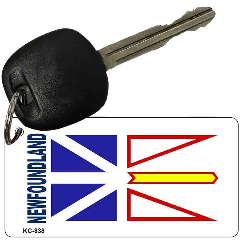 New Foundland Flag Novelty Aluminum Key Chain KC-838