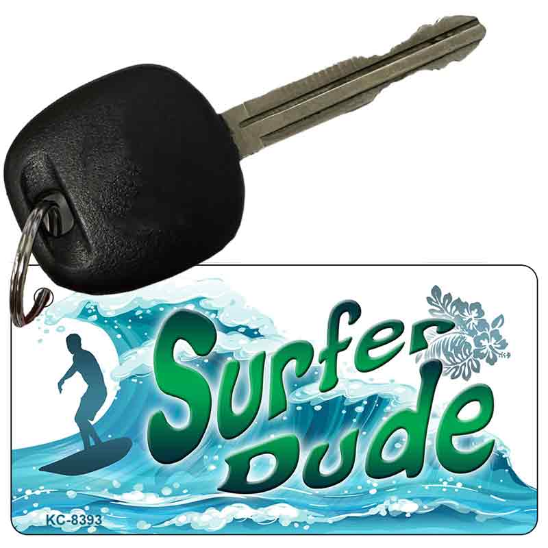 Surfer Dude Novelty Metal Key Chain KC-8393