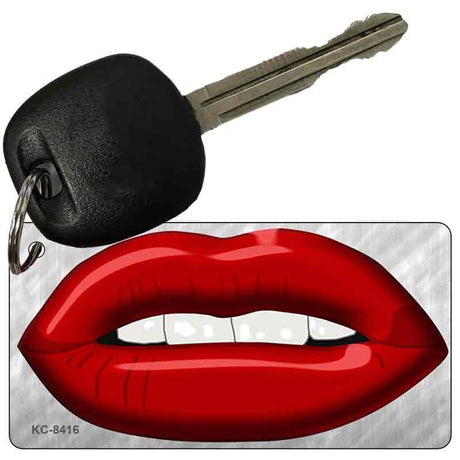 Red Lips Novelty Metal Key Chain KC-8416