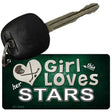 This Girl Loves Her Stars Novelty Metal Key Chain KC-8466