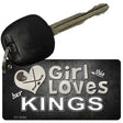 This Girl Loves Her Kings Novelty Metal Key Chain KC-8469