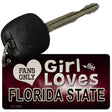 This Girl Loves Florida State Novelty Metal Key Chain KC-8481