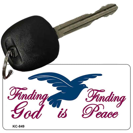 Find God Novelty Aluminum Key Chain KC-849